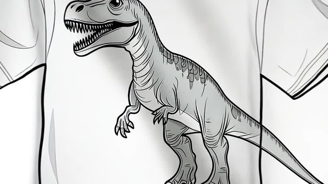 Dinosaur graphic tee for kids