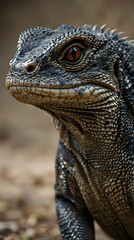 Fototapeta premium Asian Water Monitor Lizard