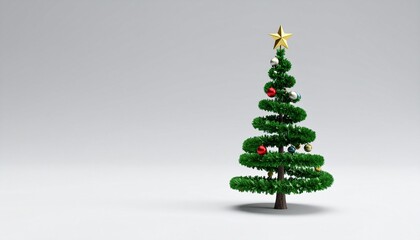 christmas tree made from paper