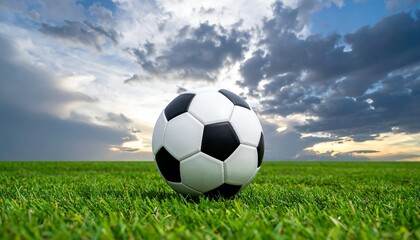 soccer ball on green grass