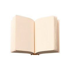 Fototapeta premium open book isolated on white