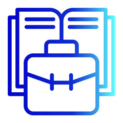 Economy Icon # Learning Pack # Outline Gradient Style