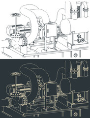 Pump skids for any fluid illustrations