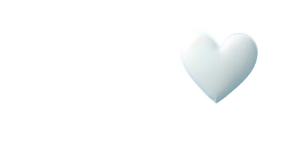 A single white heart shape isolated against a black background in the upper right corner of frame real estate business ,technology ,selling ,purchasing ,agreement