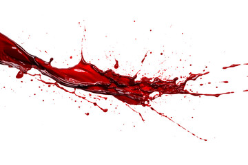 Realistic Red Blood Splatter PNG &mdash; Dripping & Explosion Effects on Transparent Background