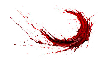 Realistic Red Blood Splatter PNG &mdash; Dripping & Explosion Effects on Transparent Background