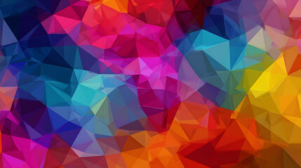 Obraz premium Abstract colorful polygon background