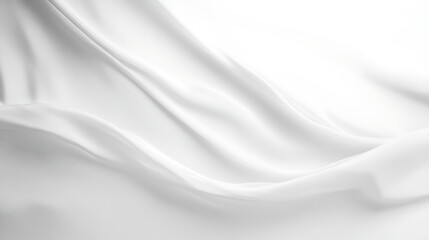 Obraz premium A white fabric with a wave pattern