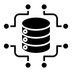 data cluster icon
