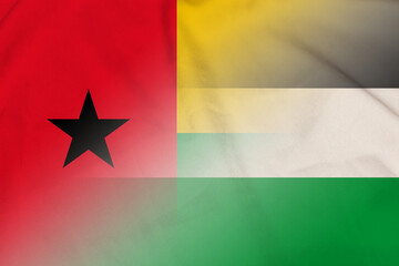 Guinea Bissau and Jordan government flag transborder contract JOR GNB
