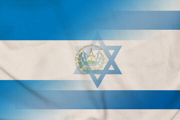 Salvador and Israel official flag international contract ISR
