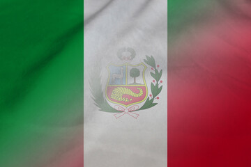 Nigeria and Peru national flag transborder negotiation PER NGA