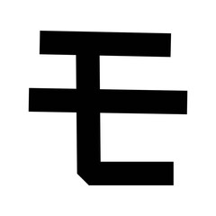 Obraz premium Katakana letter Mo