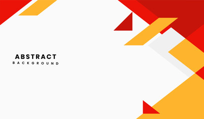 Red and yellow abstract geometric background vector illustration