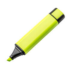 green marker isolated on white