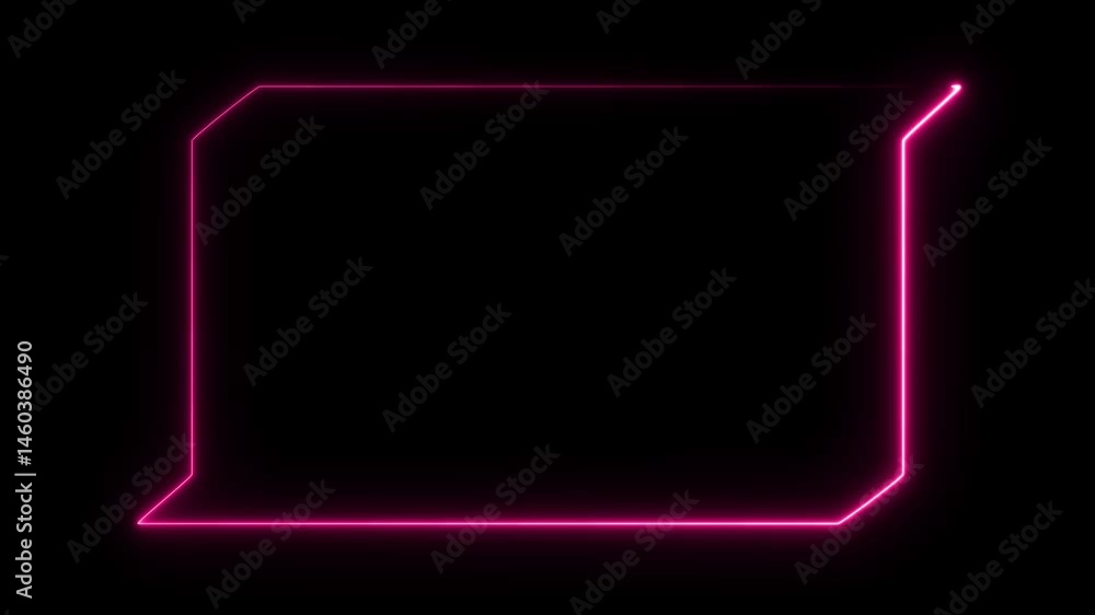 Aufkleber hud template. frame hud element and road arrow.universal technology line and frame video overlay fut