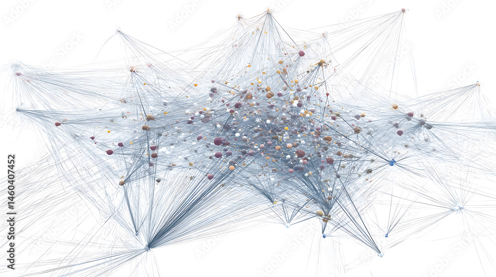 Poster Dynamic network graph unveiling complex fraud schemes for cybersecurity analytics