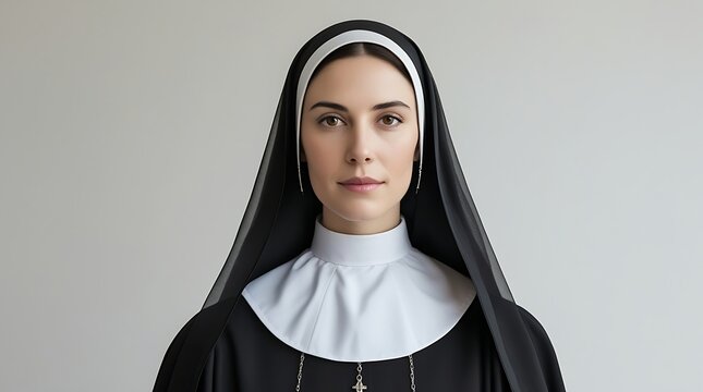 Perfect for themes of spirituality, religious vocation, Catholic faith, inner peace, commitment, and simplicity


