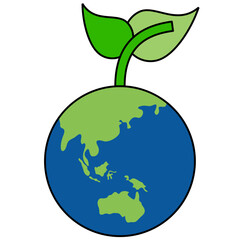 Sprout planet icon
