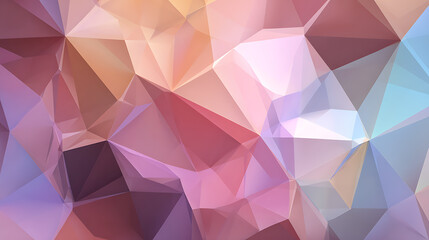 Fototapeta premium Polygonal shapes, web design, 4k wallpaper, colorful pastel colors with black, random geometric shapes, ideal for web illustration, clean modern