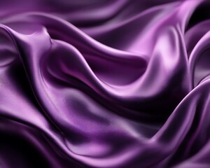 Draped Purple Silk Fabric Texture
