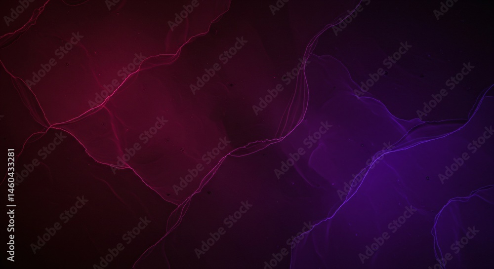 Poster abstract digital background with flowing lines in purple and burgundy colors. futuristic tech concep