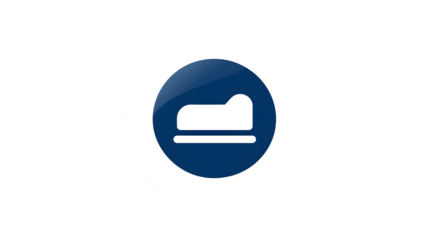 Modern and sleek menu vector rounded icon in flat style for web and app design