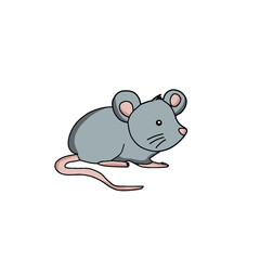 animal, rodent, rat, mammal, wildlife, pet, mouse, wild, nature, pest, small, cute, isolated, grey, fur, domestic, background, gray, cartoon, illustration, white, mice, adorable, vector, icon, design,