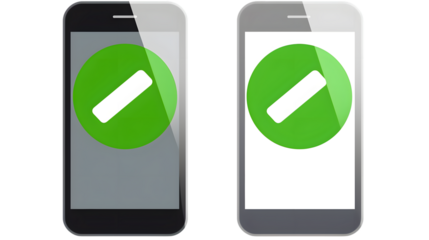Professional Bicolor Flat Round Mobile Test Vector Icon for UI Design