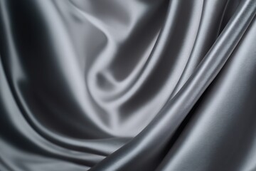 Silver Fabric Drape with Texture and Sheen