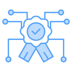Reward Sistem Blue Icon 