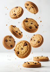 Chocolate Chip Cookies in Motion
