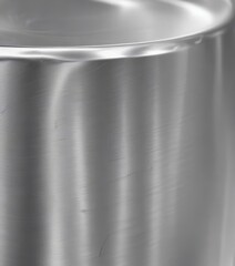 Highly polished silver, displaying a fine brushed pattern ,  macro,  high-resolution