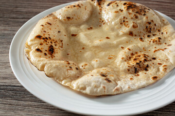 A view of tava chapati.