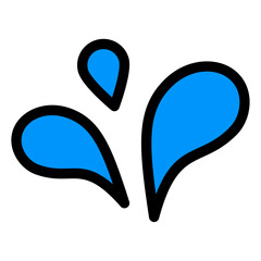 water splash vector icon