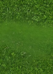 Vibrant green grass border, seamless repeat  Ideal for spring designs ,  lawn,  vibrant,  fresh