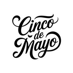 Cinco de mayo. Vector Design Isolated on White Background