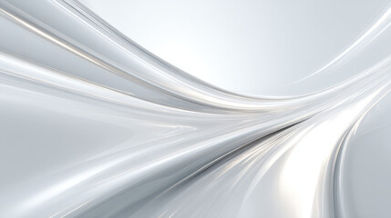 White background, light gray gradient lines in the middle of an abstract futuristic landscap
