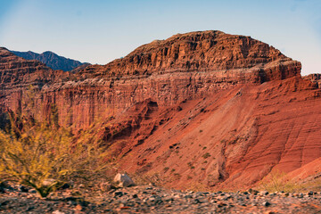 red rock canyon in Cafayate Argentina