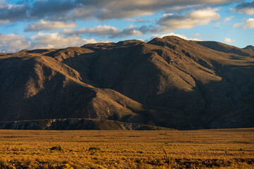autumn landscape with mountains
