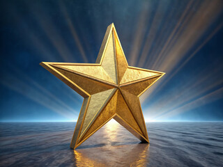 gold star on black background. star, gold, christmas, decoration, symbol, shape, golden, award, shiny, holiday, icon, celebration, metal, illustration, 3d, object, shine, sign, vector, silver, stars, 