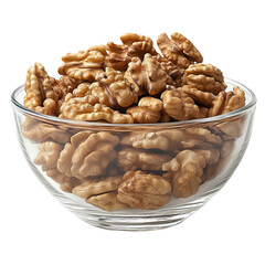 Fototapeta premium Set of delicious walnuts cut out