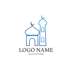 islamic logo and vector template