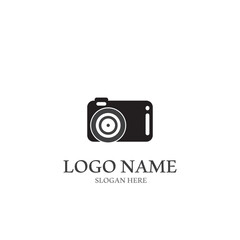 camera logo and vector template