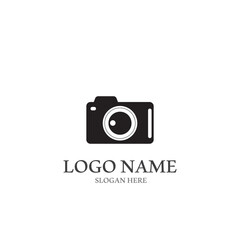 camera logo and vector template