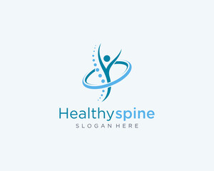 Obraz premium Healthy spine logo