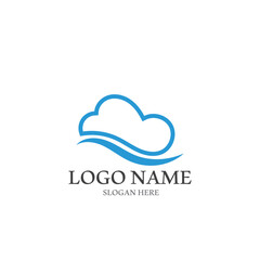 Cloud template vector