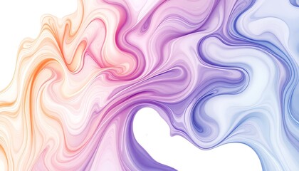 Fototapeta premium Abstract fluid art with pastel colors