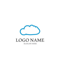 Cloud template vector