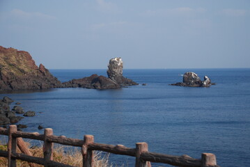 the scenery of Jeju Island